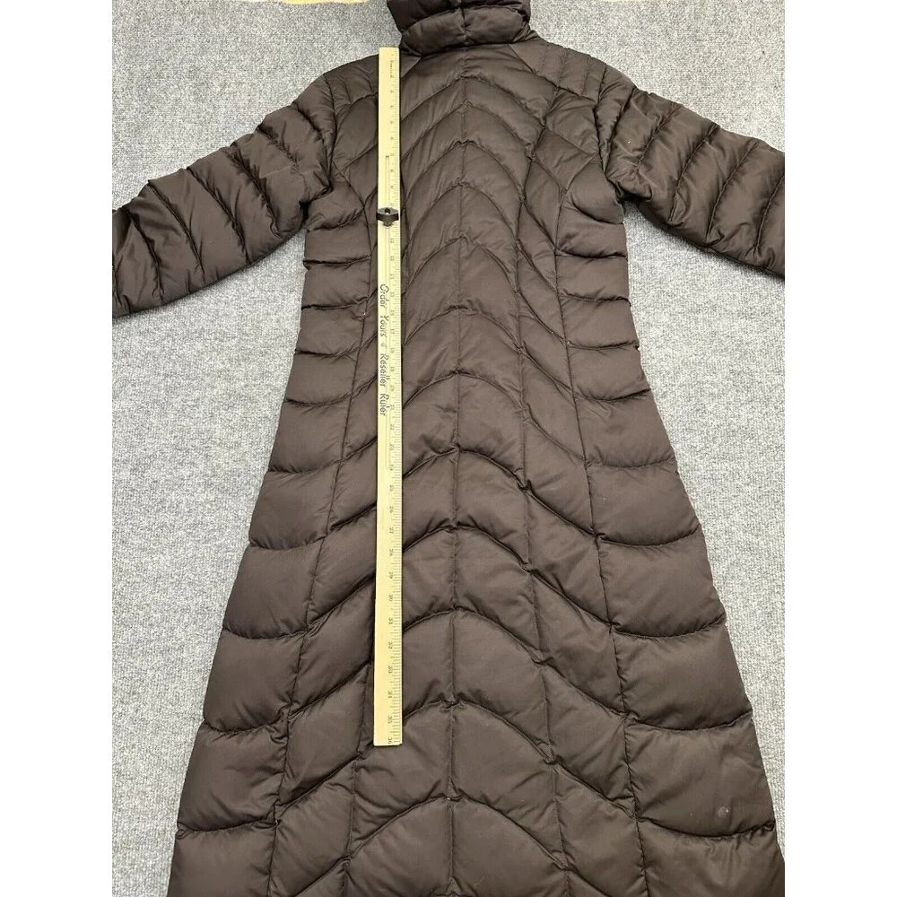 PATAGONIA Jacket Women’s Downtown Loft Parka Goose Down Puffer Hood Coat Brown S - Picture 10 of 10